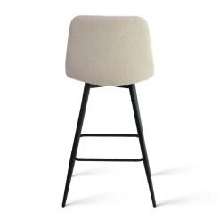 Beige Upholstered 26 in. Metal Frame High Back Counter Stool (Set of 2) (17 in. W x 38 in. H) by Elevens -Cheap LR Home Store beige elevens bar stools bingo midbar beige 66 1000