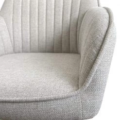 Boston Beige Upholstered Side Chair with Arms (Set of 2) by Elevens -Cheap LR Home Store beige elevens dining chairs boston arm beige fa 1000