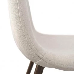 BINGO Fabric Upholstered Dining Chair (Set of 4) by Elevens 18 BINGO Fabric Upholstered Dining Chair (Set of 4) by Elevens -Cheap LR Home Store beige elevens dining chairs spoon chair walnutbeige 1f 1000