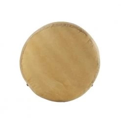 16 in. Beige Rustic Farmhouse Striped Pouf by LR Home -Cheap LR Home Store beige lr home ottomans poufs34005mlt1414 4f 1000