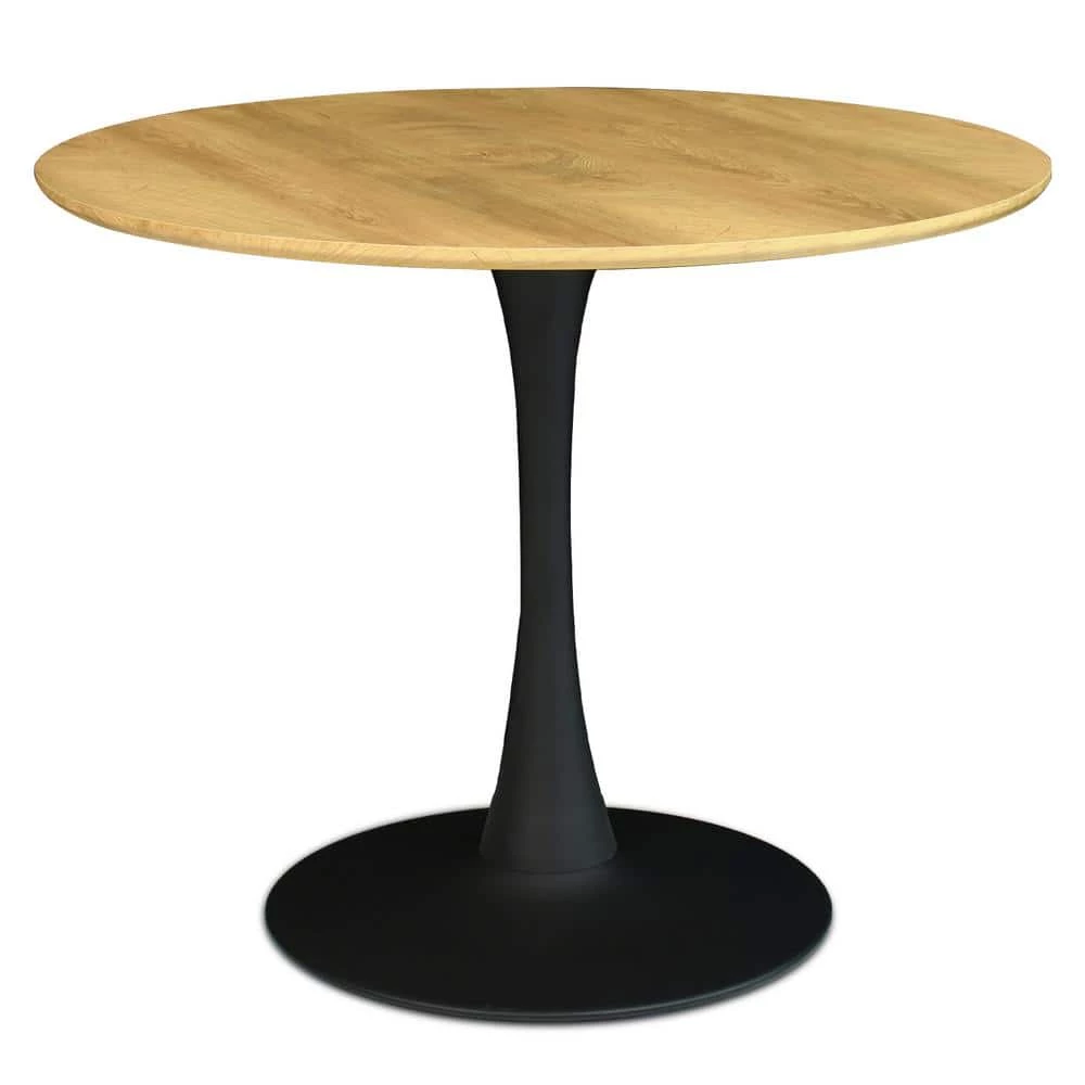 35.5 in.x 35.5 in. Pedestal Dining Table by Elevens 6 35.5 in.x 35.5 in. Pedestal Dining Table by Elevens - Image 4