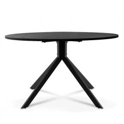 Jones 43 in. x 43 in. Black Pedestal Dining Table by Elevens -Cheap LR Home Store black elevens kitchen dining tables jones c3 1000