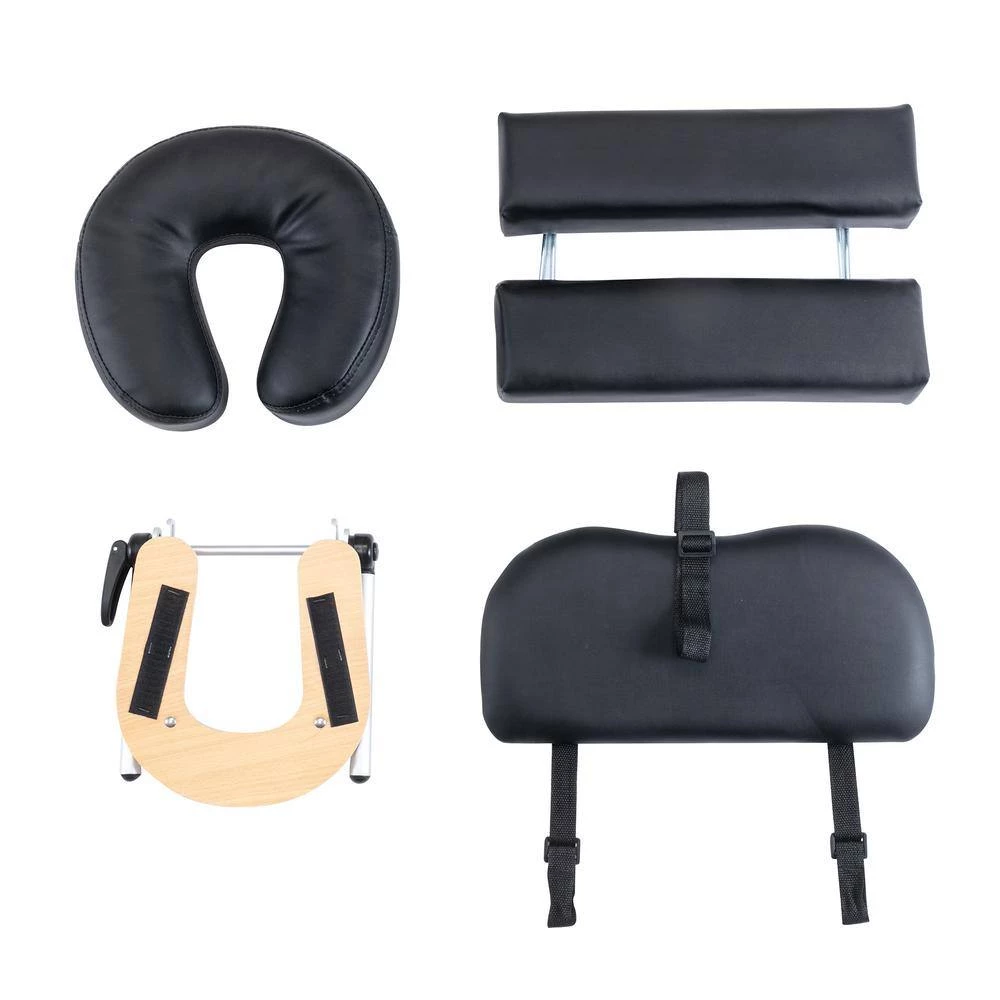 PU Leather 2-Section Wooden Adjustable Folding Memory Foam Massage Table by HOMEFUN 4 PU Leather 2-Section Wooden Adjustable Folding Memory Foam Massage Table by HOMEFUN - Image 3