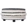 Ox Bay Handmade Black/Ivory Striped Cotton Wool Blend Ottoman by LR Home -Cheap LR Home Store black ivory lr home ottomans 2803a6184d9348 64 1000