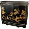 Black Lacquer Japanese Slant Front Cabinet by Oriental Furniture -Cheap LR Home Store black oriental furniture accent cabinets lcq 35 bc 64 1000
