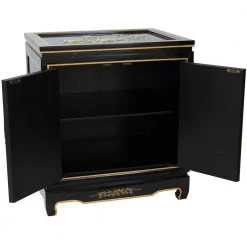 Birds and Flowers Black End Table by Oriental Furniture 7 Birds and Flowers Black End Table by Oriental Furniture -Cheap LR Home Store black oriental furniture end side tables lcq tb bfendtb c3 1000