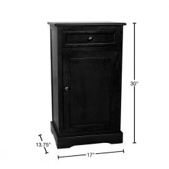 Classic Black End Table by Oriental Furniture -Cheap LR Home Store black oriental furniture end side tables xa cab2 blk 40 1000