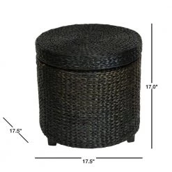 Black Storage Ottoman by Oriental Furniture -Cheap LR Home Store black oriental furniture ottomans fb stool blk 40 1000