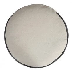 Boho Black / White 18 in. x 18 in. x 14 in. Chic Mandala Medallion Pouf Ottoman by LR Home -Cheap LR Home Store black white lr home ottomans poufs34047blk1612 44 1000