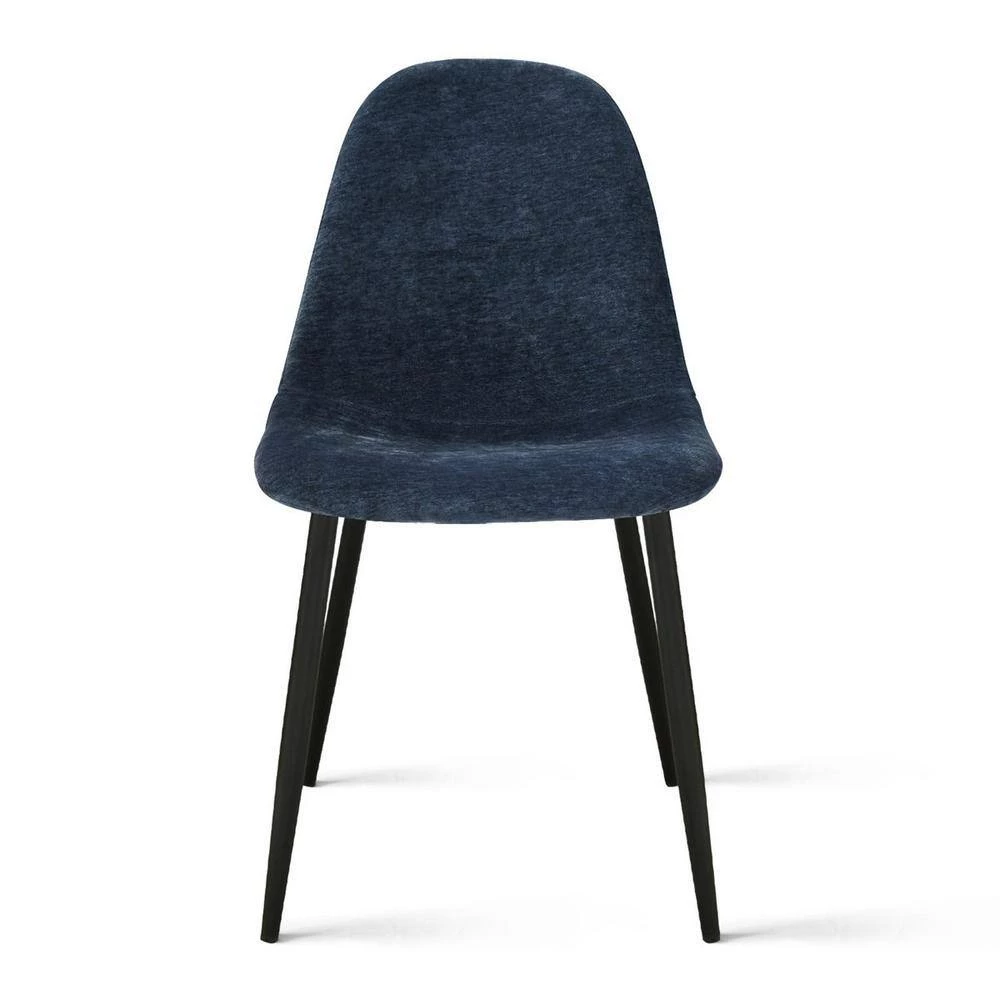 5-Piece Round Black Wood Top Dining Set Dining Table Set by Elevens 9 5-Piece Round Black Wood Top Dining Set Dining Table Set by Elevens - Image 7