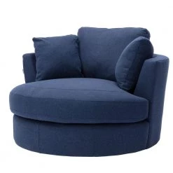 Blue Swivel Fabric Upholstered Barrel Accent Chair With Toss Pillows by HOMEFUN 16 Blue Swivel Fabric Upholstered Barrel Accent Chair With Toss Pillows by HOMEFUN -Cheap LR Home Store blue homefun accent chairs hfhdsn 187b 44 1000