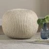 Bone and Gold Indoor Ottoman by LR Home -Cheap LR Home Store bone gold lr home ottomans poufs08125bng1814 64 1000