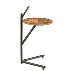 Modern 15 in. Dia x 29 in. H Brown/Black Handmade Iron and Solid Wood Round Side End Table by LR Home 11 Modern 15 in. Dia x 29 in. H Brown/Black Handmade Iron and Solid Wood Round Side End Table by LR Home -Cheap LR Home Store brown black lr home end side tables 4395a4184d9348 4f 1000