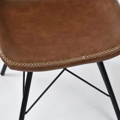 Edmund Vintage Brown Faux Leather 39.3 in. H Counter Bar Stool (Set of 2) by Elevens 15 Edmund Vintage Brown Faux Leather 39.3 in. H Counter Bar Stool (Set of 2) by Elevens -Cheap LR Home Store brown elevens bar stools edmund midbar vtg 1f 1000