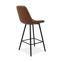 Edmund Vintage Brown Faux Leather 39.3 in. H Counter Bar Stool (Set of 2) by Elevens 16 Edmund Vintage Brown Faux Leather 39.3 in. H Counter Bar Stool (Set of 2) by Elevens -Cheap LR Home Store brown elevens bar stools edmund midbar vtg 44 1000