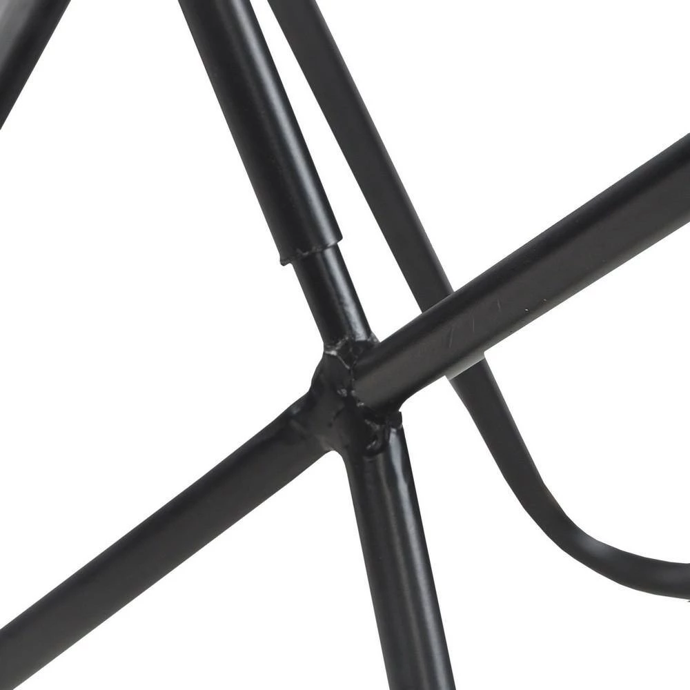 Canvas Brown / Ivory Leather Butterfly Chair by LR Home 6 Canvas Brown / Ivory Leather Butterfly Chair by LR Home - Image 4