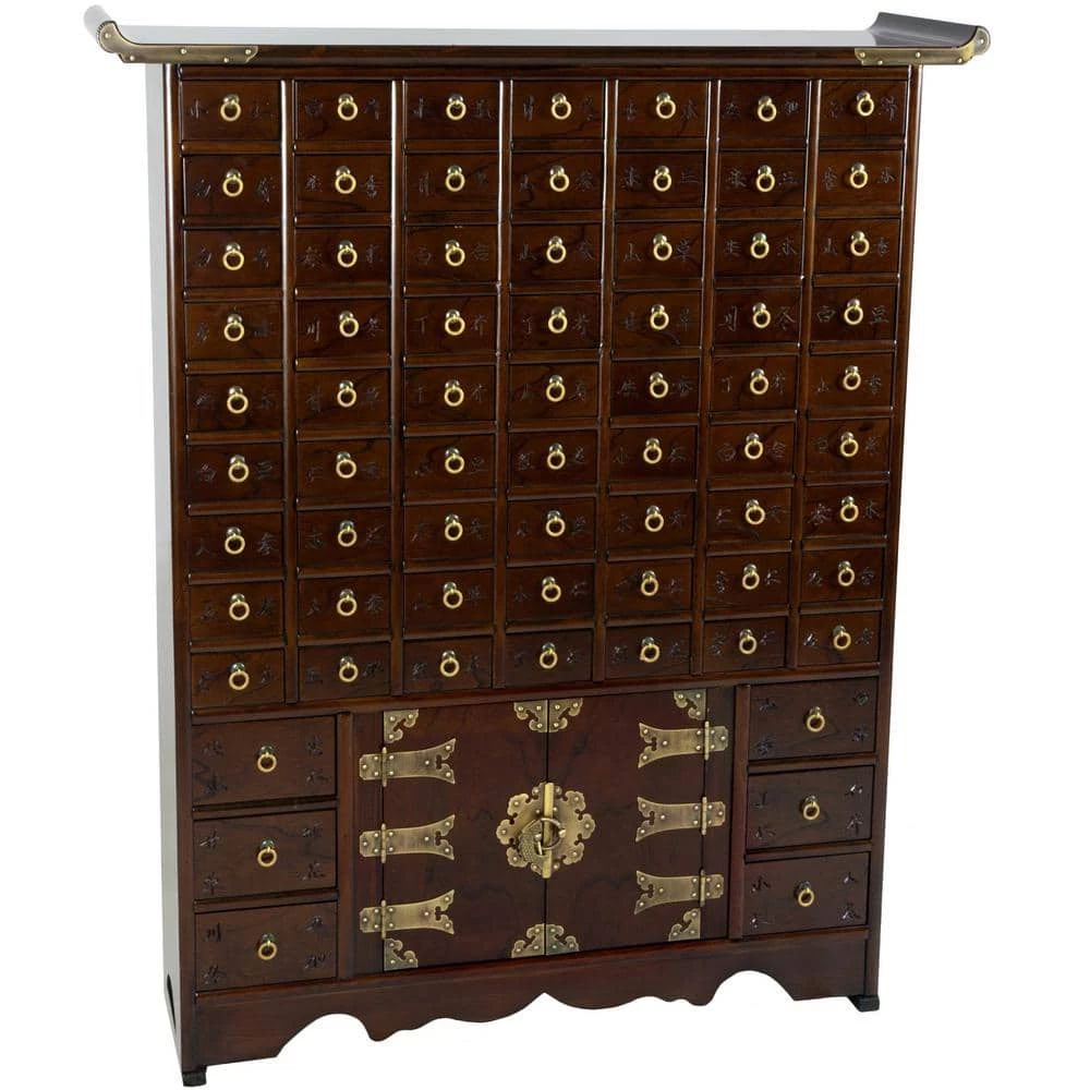 Brown Chest by Oriental Furniture 3 Brown Chest by Oriental Furniture
