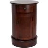 Classic Oval Brown Side Table by Oriental Furniture -Cheap LR Home Store brown oriental furniture end side tables xa cab1 cry 64 1000