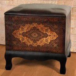 Brown Accent Ottoman by Oriental Furniture -Cheap LR Home Store brown oriental furniture ottomans lt stool2 31 1000