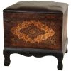 Brown Accent Ottoman by Oriental Furniture -Cheap LR Home Store brown oriental furniture ottomans lt stool2 64 1000