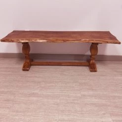Live Edge Gloss Brown/Chestnut 72 in. x 16 in. x 18.5 in. Wooden Bench by LR Home -Cheap LR Home Store gloss brown lr home dining benches bench99082nat6016 31 1000