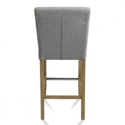 17 in. W x 40 in. H Fabric Upholstered Gray High Back Solid Wood 26 in. Counter Stool (Set of 2) by Elevens -Cheap LR Home Store gray elevens bar stools portland midbar grey 66 1000