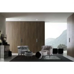 Modern Gray Fabric Accent Arm Chair with Storage Ottoman Set by HOMEFUN -Cheap LR Home Store gray homefun accent chairs hfhdsn w570 1 31 1000