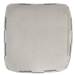 Modern Gray / White 18 in. x 18 in. x 14 in. Checkered Dimensional Pouf Ottoman by LR Home 13 Modern Gray / White 18 in. x 18 in. x 14 in. Checkered Dimensional Pouf Ottoman by LR Home -Cheap LR Home Store gray white lr home ottomans poufs34065gry1612 66 1000
