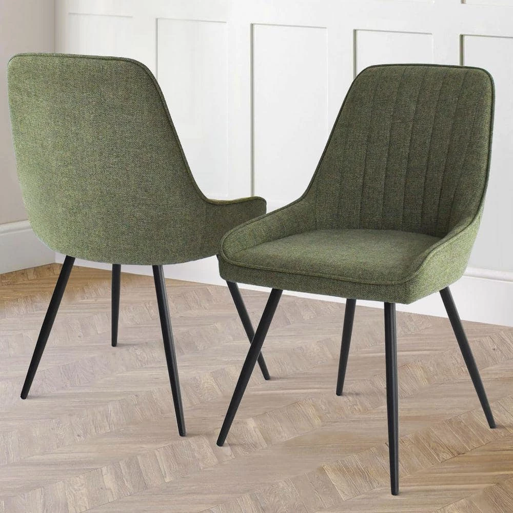 Boston Green Upholstered Side Chair(Set of 2) by Elevens 12 Boston Green Upholstered Side Chair(Set of 2) by Elevens - Image 10