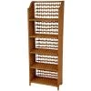 5-Shelf Honey Natural Fiber Shelving Trunk by Oriental Furniture -Cheap LR Home Store honey oriental furniture accent cabinets jh09 018 5 hon 64 1000