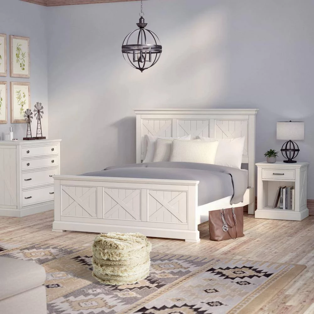 Fluffy Shaggy Faux Fur Ivory Pouf Ottoman by LR Home 7 Fluffy Shaggy Faux Fur Ivory Pouf Ottoman by LR Home - Image 5