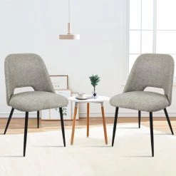 Edwin Light Gray Upholstered Side Chair(Set of 2) by Elevens 17 Edwin Light Gray Upholstered Side Chair(Set of 2) by Elevens -Cheap LR Home Store lightgray elevens dining chairs edwin lightgrey 31 1000