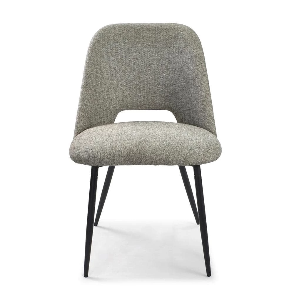 Edwin Light Gray Upholstered Side Chair(Set of 2) by Elevens 5 Edwin Light Gray Upholstered Side Chair(Set of 2) by Elevens - Image 3