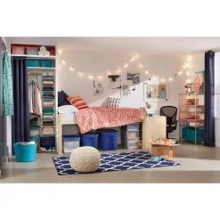 Macrame Natural 20 in. x 16 in. Round Indoor Pouf by LR Home -Cheap LR Home Store natural lr home ottomans poufs99707nat1814 c3 1000