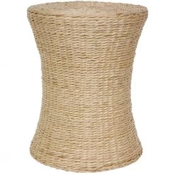 Natural Accent Ottoman by Oriental Furniture