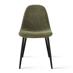 Olive Green Luxury Fabric Upholstered Dinning Chair (Set of 4) by Elevens -Cheap LR Home Store olive green elevens dining chairs spoon bk green c3 1000