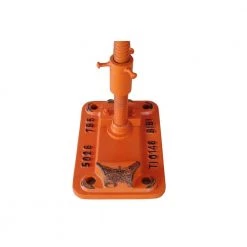 Bold Orange and Gray Industrial Strong Wood Stool by LR Home -Cheap LR Home Store orange gray lr home bar stools stool99780ogy1322 4f 1000