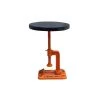 Bold Orange and Gray Industrial Strong Wood Stool by LR Home -Cheap LR Home Store orange gray lr home bar stools stool99780ogy1322 64 1000