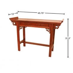 Qing Orange End Table by Oriental Furniture -Cheap LR Home Store orange oriental furniture end side tables st pj100 h 40 1000