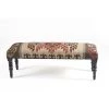 Bohemian Vanity Red/Beige Indoor Upholstered Bench by LR Home -Cheap LR Home Store red beige lr home bedroom benches bench99731mlt3b14 64 1000