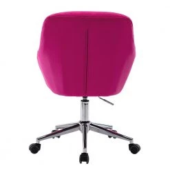 Red Home Office Ergonomic Chair with Upholstered Vanity and Adjustable Swivel by HOMEFUN -Cheap LR Home Store red homefun task chairs hfhdof 009r 66 1000