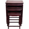 Nesting Red 3-Piece Nesting End Table by Oriental Furniture -Cheap LR Home Store red oriental furniture end side tables st pb103a rwd 64 1000