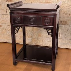 Tall Altar Red End Table by Oriental Furniture -Cheap LR Home Store red oriental furniture end side tables stpj100brwd32h 31 1000