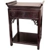 Tall Altar Red End Table by Oriental Furniture 1 Tall Altar Red End Table by Oriental Furniture -Cheap LR Home Store red oriental furniture end side tables stpj100brwd32h 64 1000