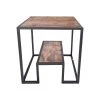 22 in.Modern Rustic Brown Oak Wooden Top Nesting End Table with 2-Tier by HOMEFUN -Cheap LR Home Store rustic brown homefun nesting tables hfhdsn 050rb 64 1000