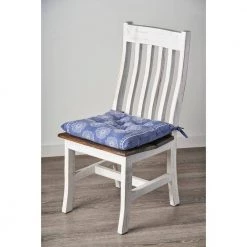 Intricate Blue / Ivory Floral Twilight 17 in. L x 17 in. W x 2 in. H Chair Pad ( Set of 2 ) by LR Home 10 Intricate Blue / Ivory Floral Twilight 17 in. L x 17 in. W x 2 in. H Chair Pad ( Set of 2 ) by LR Home -Cheap LR Home Store twilight blue ivory lr home chair pads 0chpd05242twb1515 31 1000