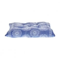 Intricate Blue / Ivory Floral Twilight 17 in. L x 17 in. W x 2 in. H Chair Pad ( Set of 2 ) by LR Home 8 Intricate Blue / Ivory Floral Twilight 17 in. L x 17 in. W x 2 in. H Chair Pad ( Set of 2 ) by LR Home -Cheap LR Home Store twilight blue ivory lr home chair pads 0chpd05242twb1515 4f 1000