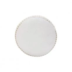 Handcrafted White / Beige Dashing Geometric Natural Jute Pouf by LR Home -Cheap LR Home Store white beige lr home ottomans poufs34029ntw1612 1f 1000