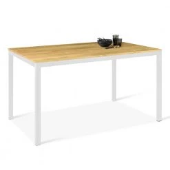 47 in. x 32 in. Rectangle White MDF Wood Dining Table by Elevens 12 47 in. x 32 in. Rectangle White MDF Wood Dining Table by Elevens -Cheap LR Home Store white elevens kitchen dining tables parson 12080 white 4f 1000