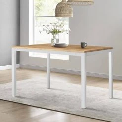 47 in. .x 32 in. Rectangular White MDF Writing Desk by Elevens -Cheap LR Home Store white elevens writing desks parson 12080 white desk 31 1000